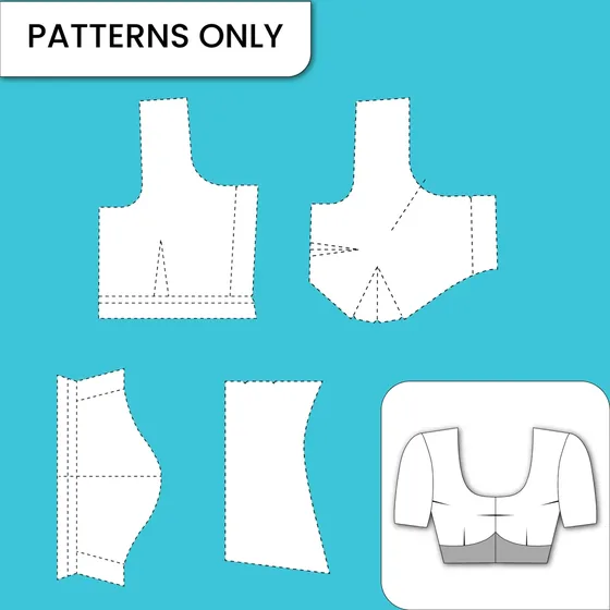 3 Dart Yoke Blouse paper pattern
