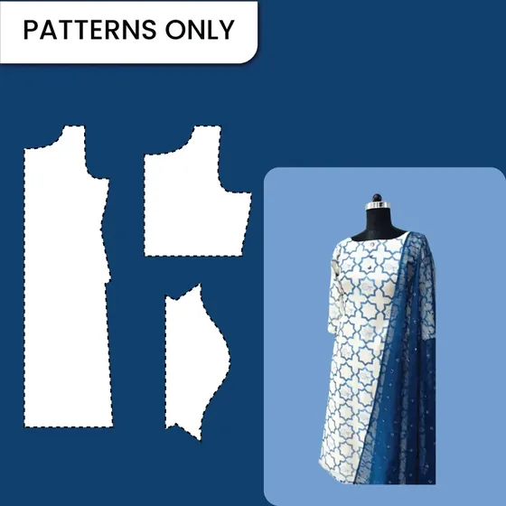 Boat Neck Top paper pattern