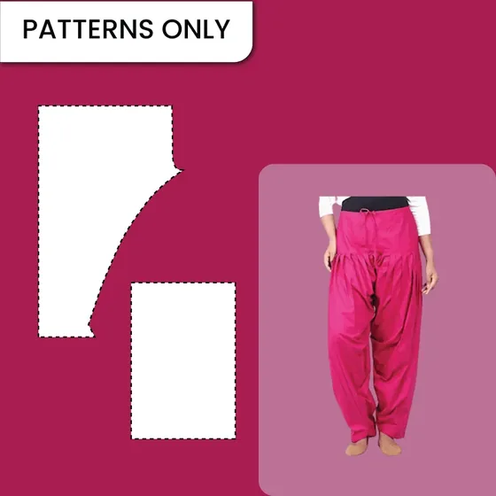 Punjabi Pant paper pattern