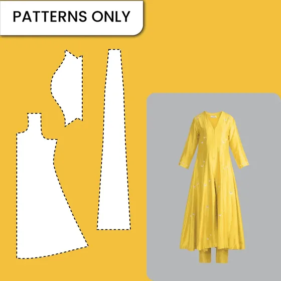 Rasakali Top Full Height paper pattern