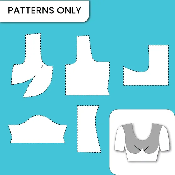 Sabyasachi Blouse paper pattern