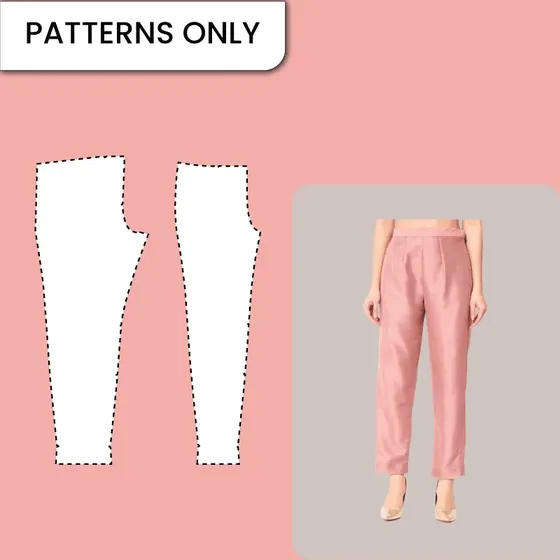 Straight Pant paper pattern
