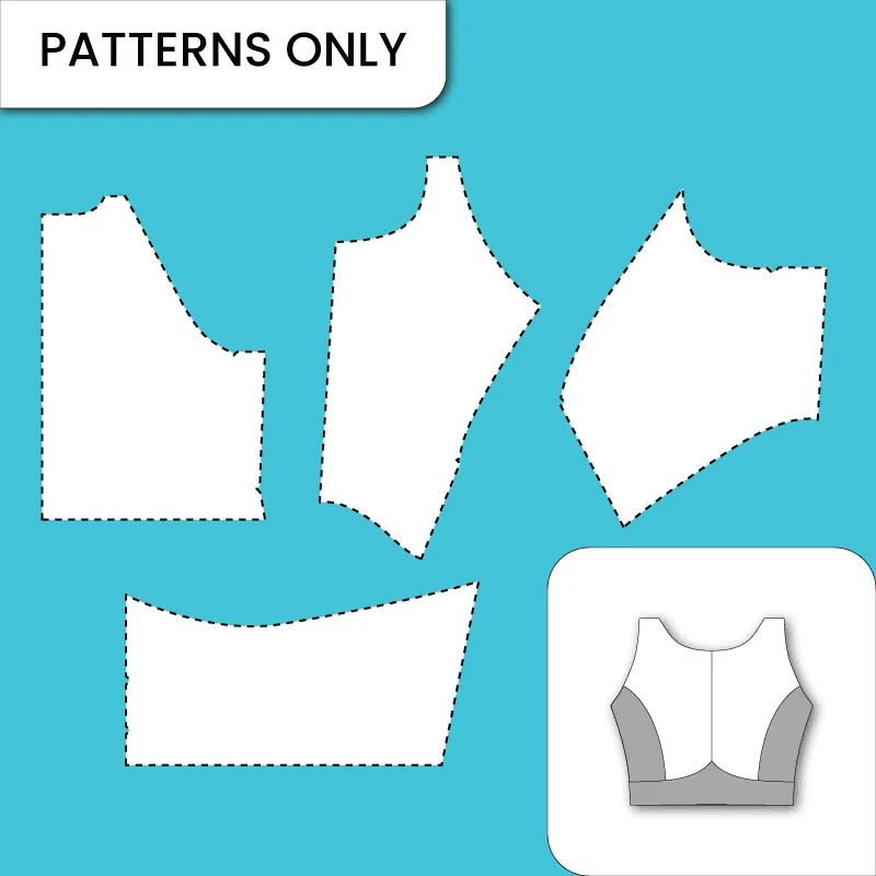 shoulderless Princess Cut with Belt — finished garment